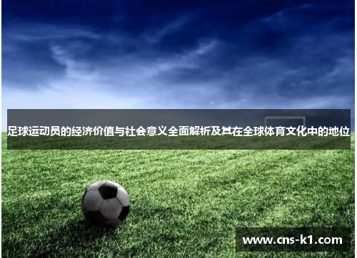 足球运动员的经济价值与社会意义全面解析及其在全球体育文化中的地位