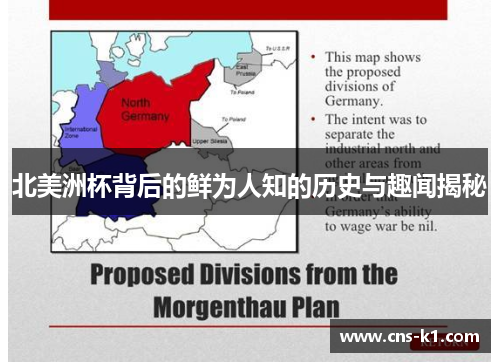 北美洲杯背后的鲜为人知的历史与趣闻揭秘